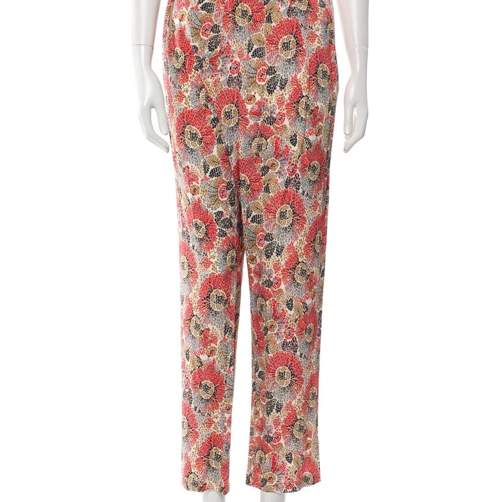 Rosetta Getty Printed Straight Leg Pants